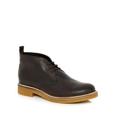 Base London Brown 'Rufus' leather boots